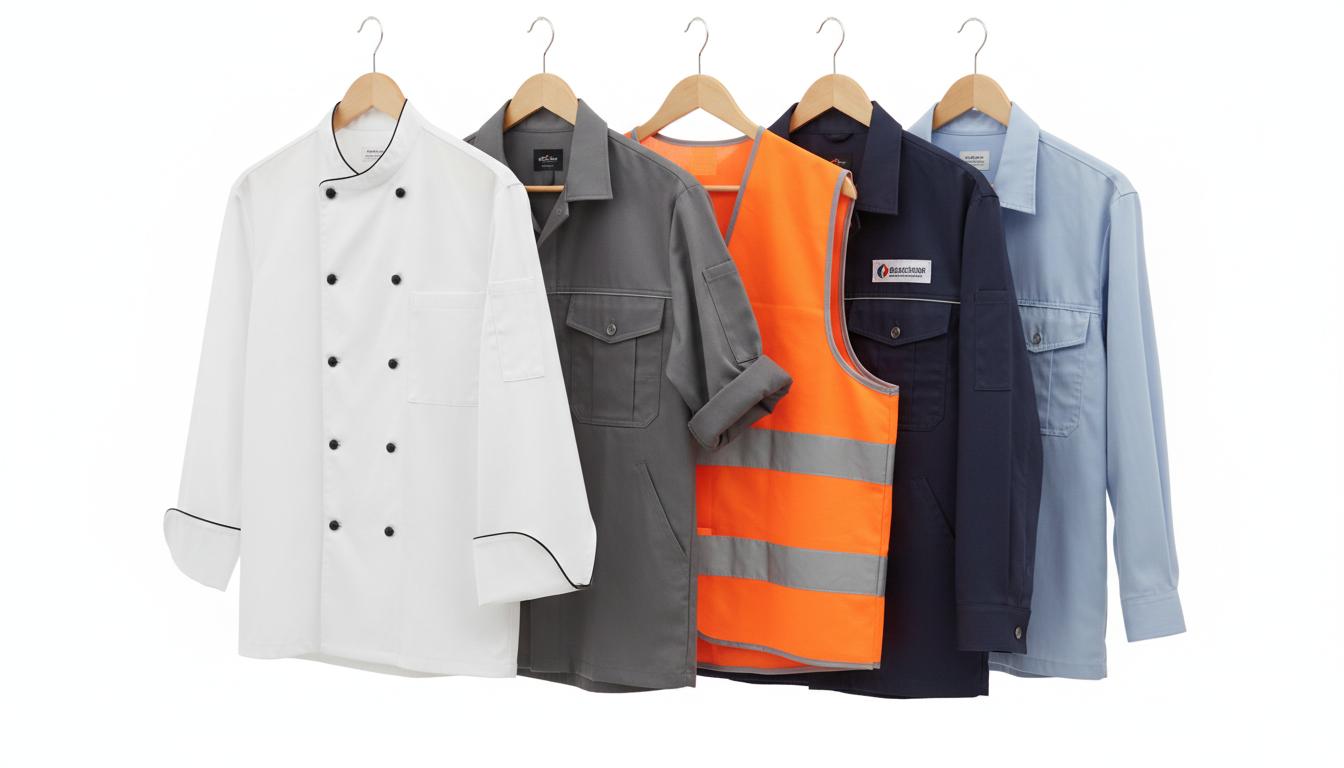 Custom industrial uniforms and workwear made by Industrial Outfits in Karachi